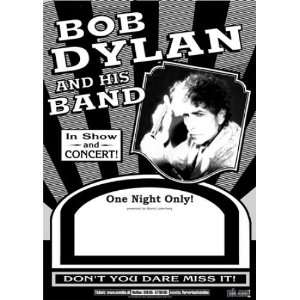  Bob Dylan   Show & Concert   CONCERT   POSTER from GERMANY 