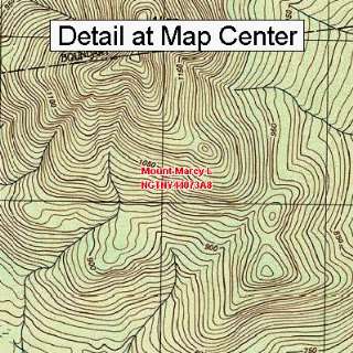 USGS Topographic Quadrangle Map   Mount Marcy L, New York (Folded 