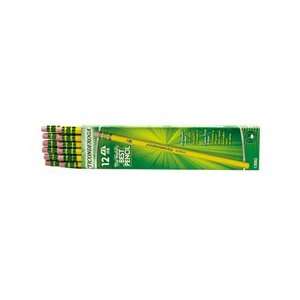  Ticonderoga Yellow Pencil, #1 Extra Soft Lead, Dozen 