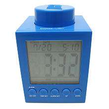 LEGO Alarm Clock   Blue   Digital Blue   Toys R Us