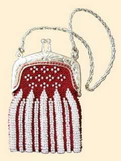 PATTERN ONLY for ELIZABETH beaded knitting knit purse  