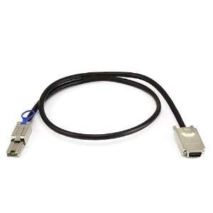  to Mini SAS 26pin (SFF 8088) Male Cable   Black Electronics