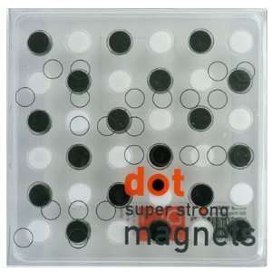  Super Strong Mini Black and White Magnet 36 Piece Set 