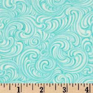  4345 Wide Frosted Fondant Turquoise Fabric By The Yard 