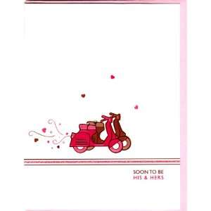  Crystalled Scooters Engagement Card Electronics