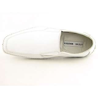 Steve Madden P Razor Mens SZ 11.5 White Loafers Shoes  