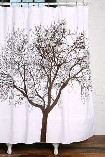 Tree Shower Curtain   Urban Outfitters