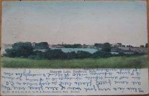 1905 Postcard Shawme Lake   Sandwich, Massachusetts MA  