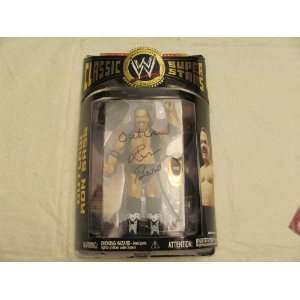   SIGNED WWE CLASSIC COLLECTOR SERIES 15 OUTLAW RON BASS ACTION FIGURE