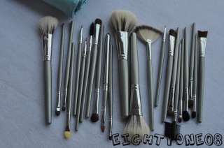 23 Piece Makeup Brush Set, Brush Kit with Blue Case  