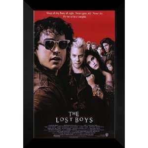  The Lost Boys 27x40 FRAMED Movie Poster   Style A 1987 