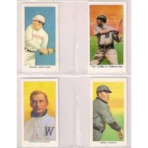 Tris Speaker Cy Young Walter Johnson (4) Card Lot of Tobacco Baseball 
