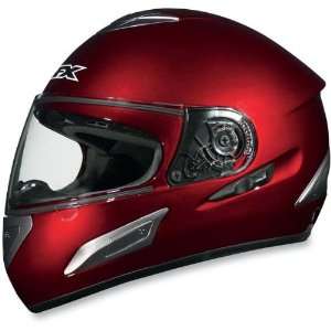    AFX FX 100 SUNSHIELD MOTORCYCLE HELMET WINE RED MD Automotive