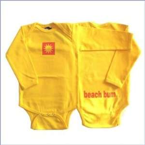  Beach Bum Baby Longsleeve Bodysuit (SizePlease Select 