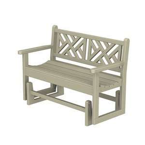 Poly Wood CDG48SA Chippendale Glider Bench