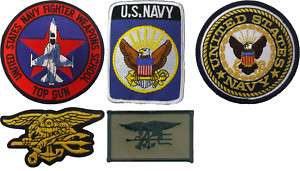 Sew On EMBROIDERED US NAVY Style Patriotic PATCHES  