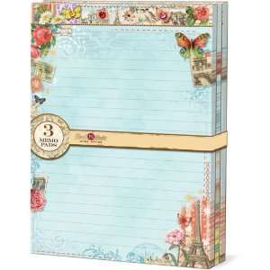   Summer Large Memo Pad 3 Pack Punch Studio Home Office