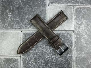 NEW 18mm Genuine Leather Strap Band for OMEGA Brown 18  