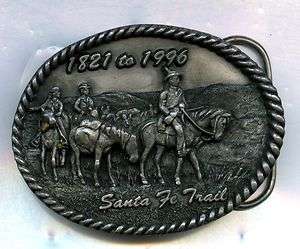 SANTA FE TRAIL LIMITED EDITION #139 BELT BUCKLE 1881 TO 1996  