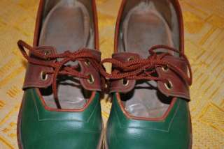 VINTAGE 40s Oxford Lace Up Leather Sole Shoes Size 4B  