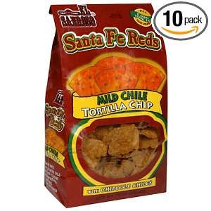 El Sabroso Santa Fe Reds Tortilla Chips, Case of Ten 14 Ounce Units