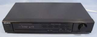 Sony Model ST JX401 Am/Fm Stereo Tuner  