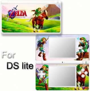 Zelda Ocarina of Time SKIN COVER STICKER #1 for DS Lite  