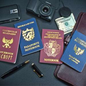 Passport Notebooks Set of 4  
