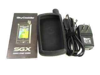 CERTIFIED SKYCADDIE SGX GOLF GPS RANGEFINDER WITH PROTECTIVE SKIN 