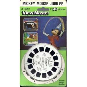  Mickey Mouse Jubilee 3D View Master 3 Reel Set Toys 