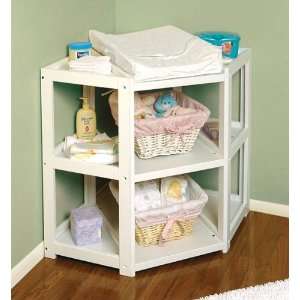  White Diaper Corner Baby Changing Table Baby