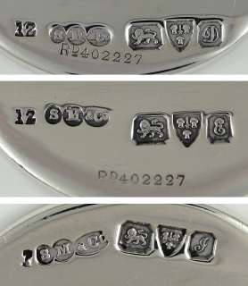 NICE 1904 09 ENGLISH STERLING PLACE CARD HOLDERS  