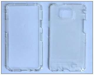 Clear Crystal Hard front & Back Case Cover for Samsung i9100 Galaxy S 