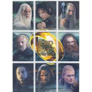  Lord Of The Rings The Two Towers Trading Cards Complete 9 