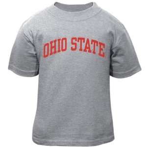  Ohio State Buckeyes Toddler Ash Arched T shirt: Sports 