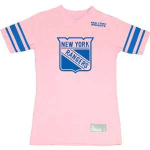  Reebok New York Rangers Girls (7 16) Pink Fashion Jersey Tee 