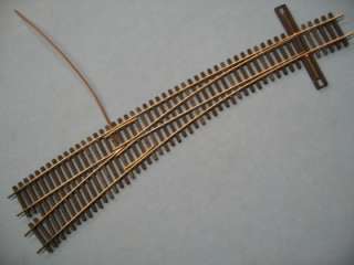 HO Scale curved # 6 LH 50 radius turnout code 83  