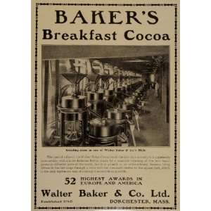   Cocoa Factory Grinding Room   Original Print Ad
