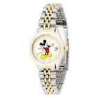   MCK342 Mickey Mouse Classic Moving Hands Two Tone Bracelet Watch