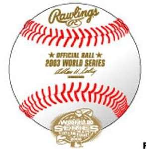  2003 Official Rawlings World Series Baseball   MLB 