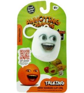 Annoying Orange 2.25 Talking Plush Clip On Marshmallow *New*  