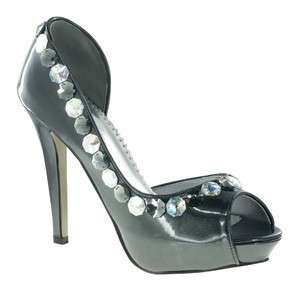   Johnathan Kayne in PEWTER Bridal Bridesmaid Prom Pageant Shoes  