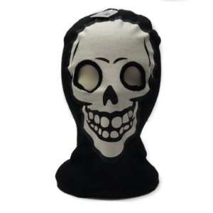 White Skeleton Face Ski Mask Gothic Beanie Hat : Toys & Games :  