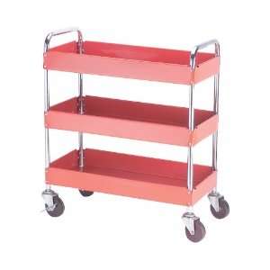  Panther H0760 3 Shelf Red Utility Cart