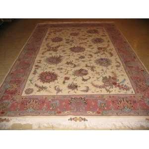    6x9 Hand Knotted Tabriz Persian Rug   67x911