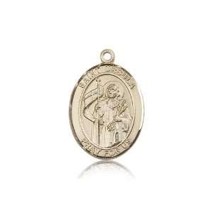  14kt Gold St. Saint Ursula Medal 1 x 3/4 Inches 7127KT No 