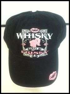 Whisky Makes Me FRISKY Baseball Cap, New with Tags  
