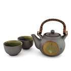 MIYA Gold Moon Japanese Stoneware Tea Set Gift Set with tea pot and 
