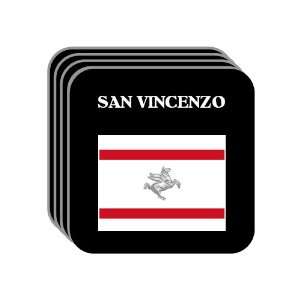   , Tuscany (Toscana)   SAN VINCENZO Set of 4 Mini Mousepad Coasters