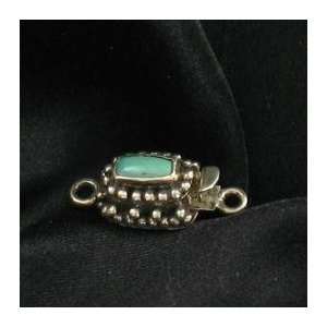  AAA BEAUTIFUL CARICO LAKE TURQUOISE STERLING CLASP #24 